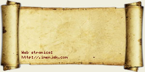 Danijel Vidojević vizit kartica